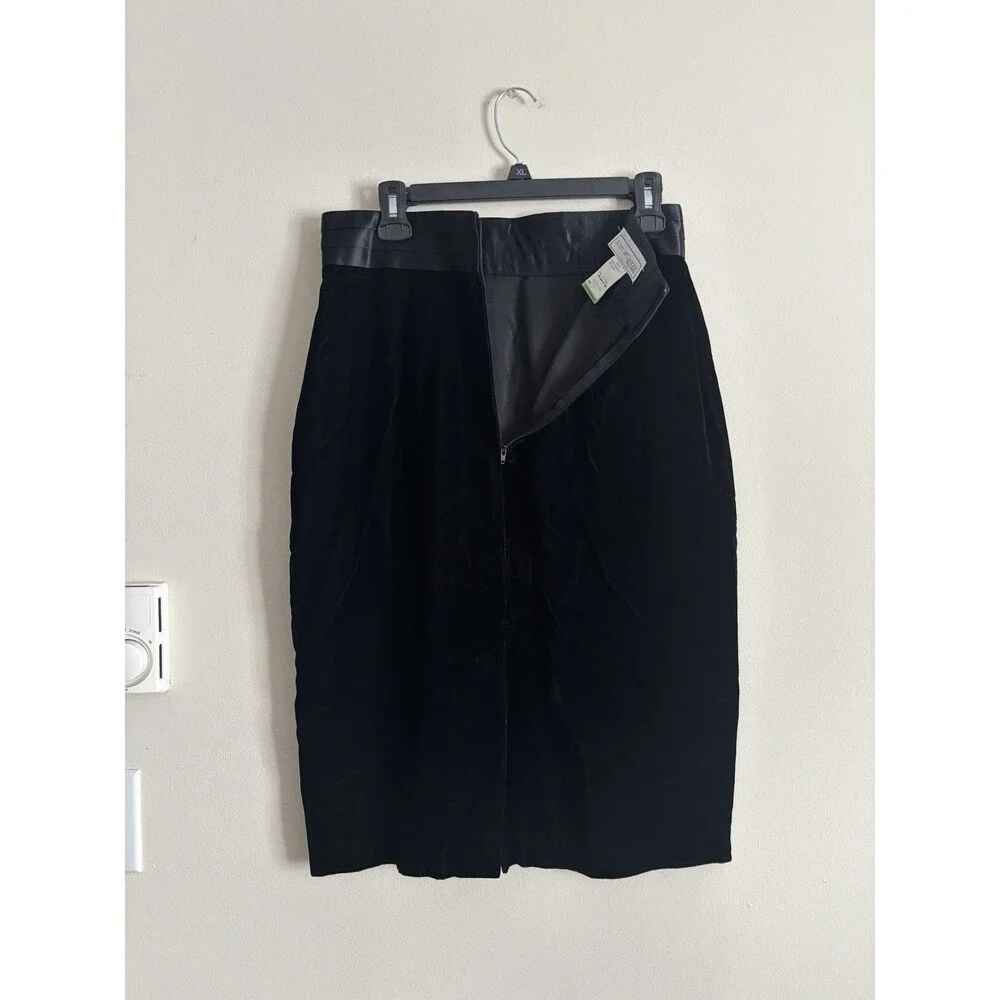 VTG 90s Jessica Scott McClintock VELVET Skirt 14 Large Whimsy Goth Y2K Formal‎